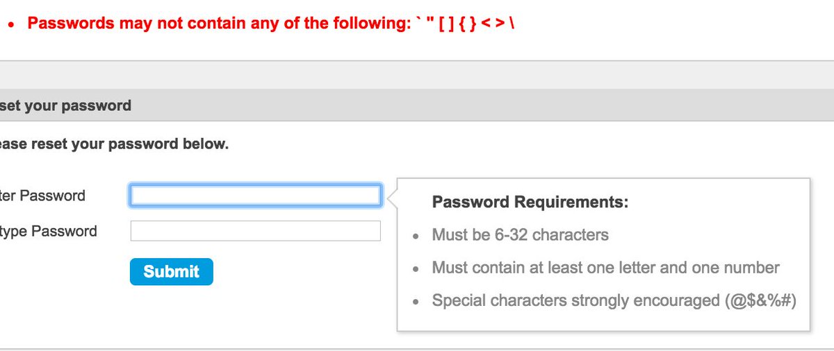TICKETMASTER Account Password Recovery Not Working